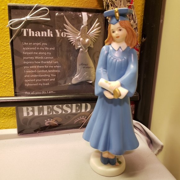 Vtg Graduation Growing Up Girls By Enesco - Picture 3 of 8